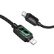 Дата кабель Hoco U146 Mundo Type-C to Lightning 30W (1.2m) Black