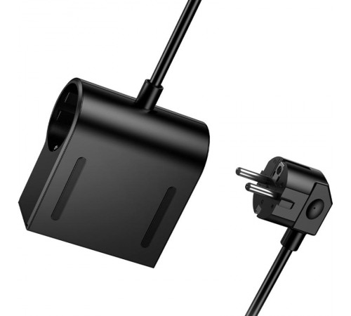 МЗП Hoco AC34 Win 2 position 70W QC+PD (1USB-A/3C/1Socket) (1.5m) Black