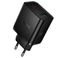 МЗП Hoco N75 Grande 65W QC+PD (1USB-A/2C) Black