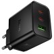 МЗП Hoco N75 Grande 65W QC+PD (1USB-A/2C) Black