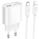 МЗП Hoco C109A Fighter PD20W (1USB-C) + кабель Type-C to Lightning White