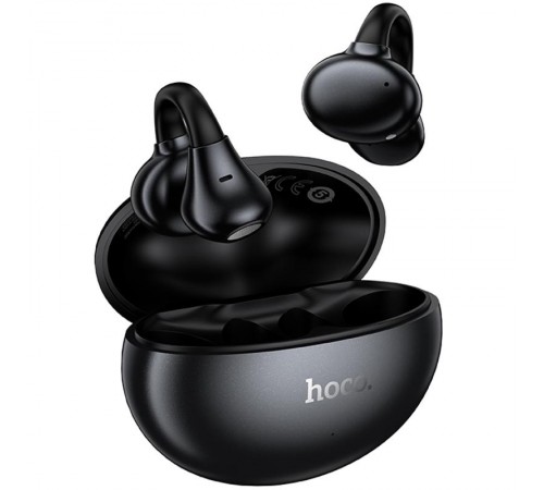 Бездротові TWS навушники Hoco EA8 Warm clip-on (App) Metal gray