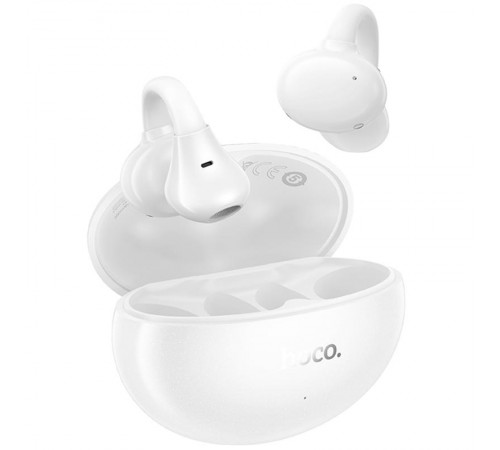 Бездротові TWS навушники Hoco EA8 Warm clip-on (App) White