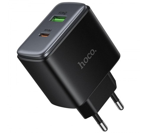 МЗП Hoco C158A Upgrade PD45W (1USB-A/1C) Black