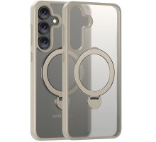 Чохол Ummi Colorful with MagSafe HQ Ring для Samsung Galaxy S25 Light Grey