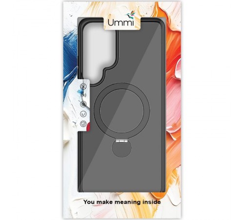 Чохол Ummi Colorful with MagSafe HQ Ring для Samsung Galaxy S25 Ultra Black