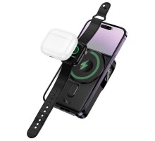 Портативний ЗП Power Bank Hoco Q48 Core PD20W з БЗП+iWatch 10000 mAh Black