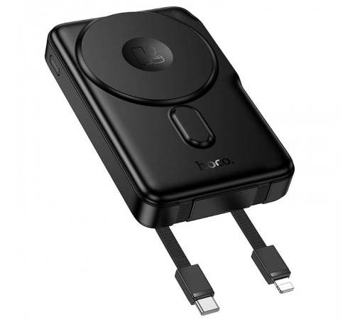 Портативний ЗП Power Bank Hoco Q48 Core PD20W з БЗП+iWatch 10000 mAh Black