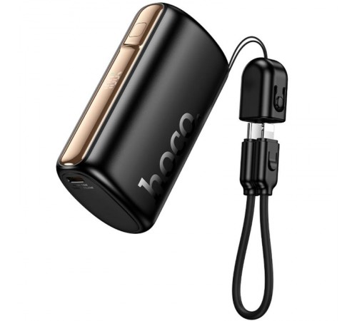 Портативний ЗП Power Bank Hoco Q50 Victory PD20W with cable 10000 mAh Black