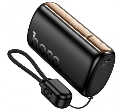 Портативний ЗП Power Bank Hoco Q50 Victory PD20W with cable 10000 mAh Black