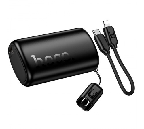 Портативний ЗП Power Bank Hoco Q50 Victory PD20W with cable 10000 mAh Black