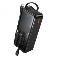Портативний ЗП Power Bank Hoco J156B Founder 22.5W+PD20W with four cables 30000 mAh Black