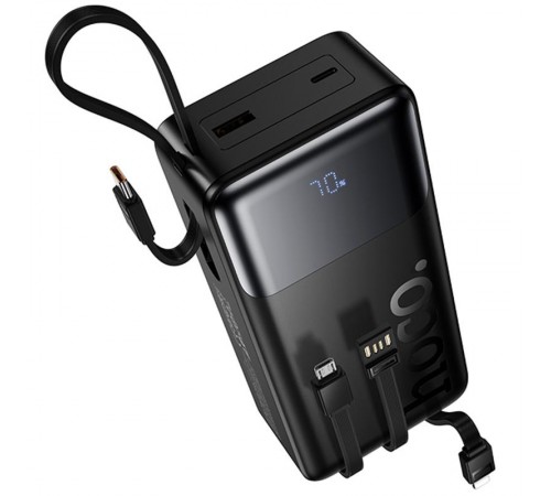 Портативний ЗП Power Bank Hoco J156B Founder 22.5W+PD20W with four cables 30000 mAh Black
