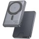 Портативний ЗП Power Bank Hoco Q46 Title PD20W з БЗП+card holder 5000 mAh Silver gray