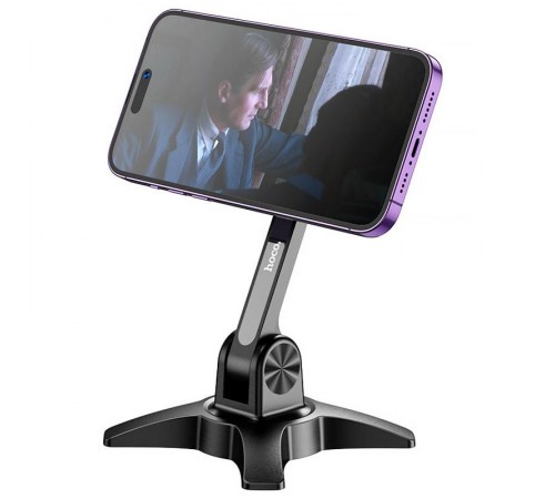 Магнітний тримач для телефону Hoco HD2 Joy ring Black