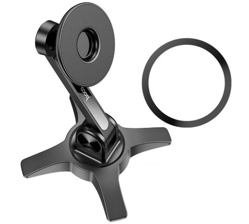 Магнітний тримач для телефону Hoco HD2 Joy ring Black