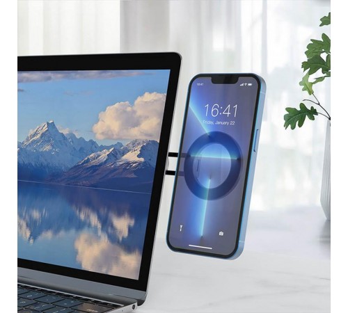 Магнітний тримач MagSafe for Apple FY16-H Black