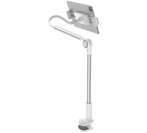 Регульований тримач для телефону/планшета Baseus Otaku Life Rotary Adjustment Lazy Pro (LUZQ) Silver