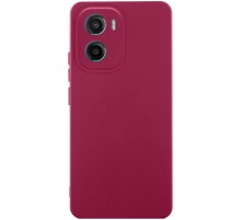 Чохол Silicone Cover Ummi Lakshmi Full Camera (AA) для Motorola Moto G06 Бордовий / Marsala