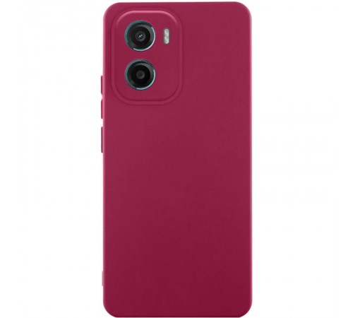 Чохол Silicone Cover Ummi Lakshmi Full Camera (AA) для Motorola Moto G06 Бордовий / Marsala