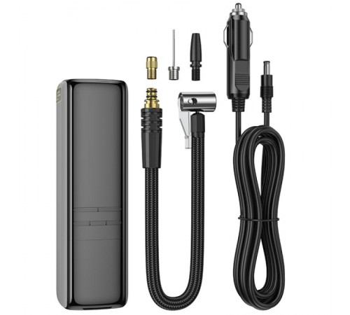 Автомобільний насос Borofone FC1 Air Pump Black Gray