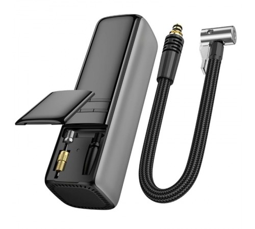 Автомобільний насос Borofone FC1 Air Pump Black Gray