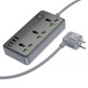 Подовжувач Borofone BAC2A (3USB-A/1C/3xSocket) (1.5m) Black