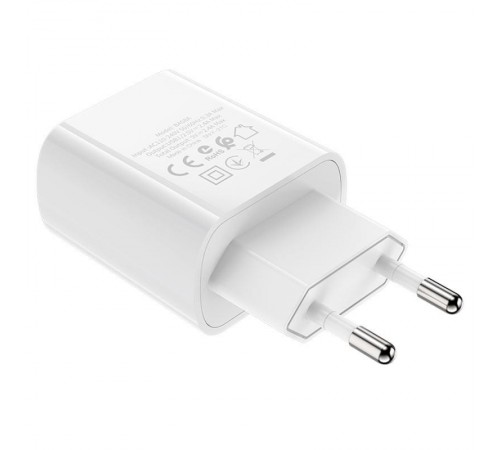 МЗП Borofone BA58A with digital display 2.4A (2USB-A) White