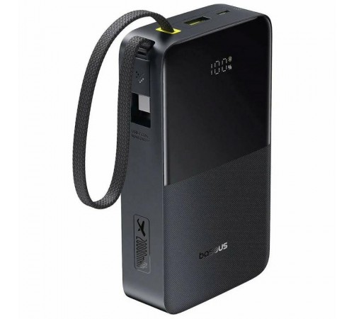 Портативний ЗП Power Bank Baseus EnerFill FC51 Bipow2 Pro 22.5W 20000 mAh (E00277) Black