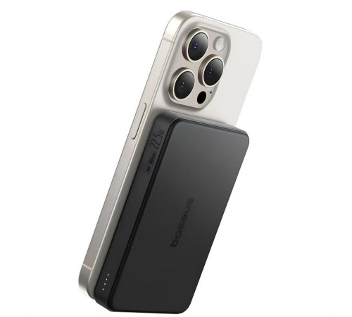 Портативний ЗП Power Bank Baseus EnerFill FM11 Ultra-Mini 22.5W з БЗП 10000mAh (P1008210E123) Black