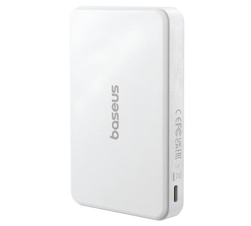 Портативний ЗП Power Bank Baseus EnerFill FM11 Ultra-Mini 22.5W з БЗП 10000mAh (P1008210E123) White