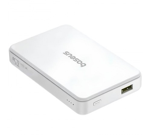 Портативний ЗП Power Bank Baseus EnerFill FM11 Ultra-Mini 22.5W з БЗП 10000mAh (P1008210E123) White