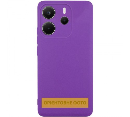 Чохол Silicone Cover Ummi Lakshmi Full Camera (AA) для Xiaomi Redmi Note 14 Pro 4G/5G Фіолетовий / Purple