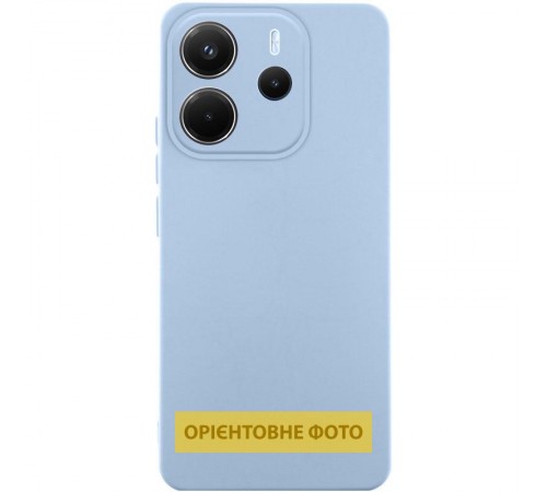 Чохол Silicone Cover Ummi Lakshmi Full Camera (AA) для Xiaomi Redmi Note 14 Pro 4G/5G Блакитний / Sky Blue