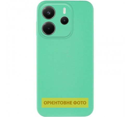 Чохол Silicone Cover Ummi Lakshmi Full Camera (AA) для Xiaomi Redmi Note 14 Pro 4G/5G М'ятний / Mint