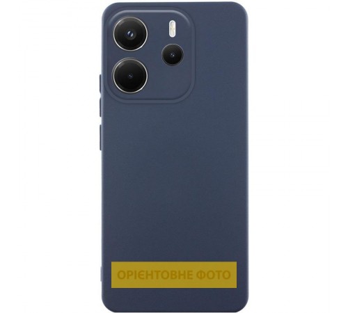 Чохол Silicone Cover Ummi Lakshmi Full Camera (AA) для Xiaomi Redmi Note 14 Pro 4G/5G Синій / Midnight Blue