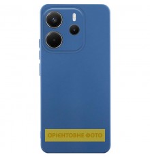 Чохол Silicone Cover Ummi Lakshmi Full Camera (AA) для Xiaomi Redmi Note 14 Pro 4G/5G Синій / Navy Blue
