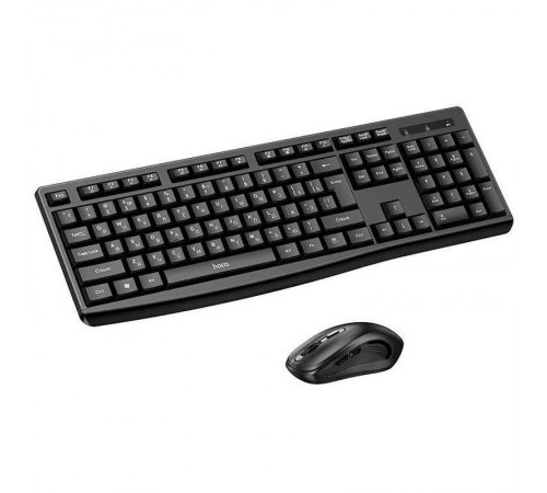 Бездротова клавіатура + миша Hoco DI94 Ultra Thin 2.4G Black