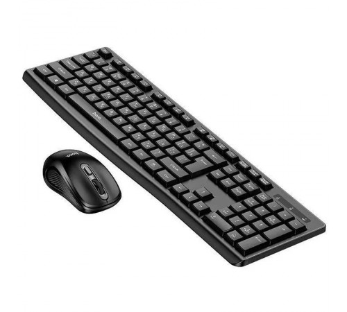 Бездротова клавіатура + миша Hoco DI94 Ultra Thin 2.4G Black