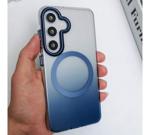 Чохол TPU+PC Phantom with MagSafe для Samsung Galaxy S26 Blue