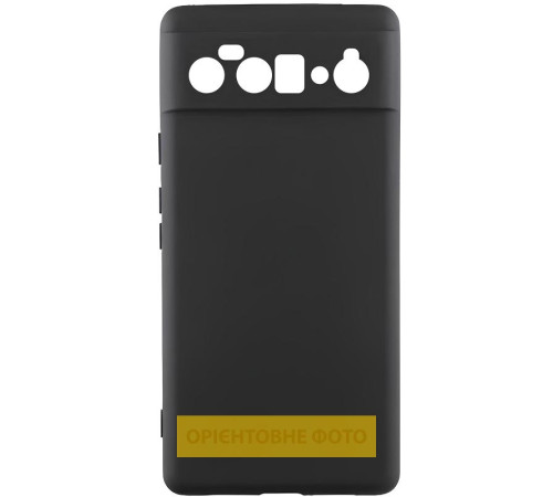 Чохол TPU GETMAN Liquid Silk Full Camera для Motorola Edge 60 Fusion Чорний / Black