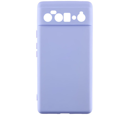 Чохол TPU GETMAN Liquid Silk Full Camera для Motorola Edge 60 Fusion Бузковий / Light purple