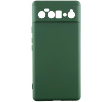 Чохол TPU GETMAN Liquid Silk Full Camera для Motorola Edge 60 Fusion Зелений / Dark green