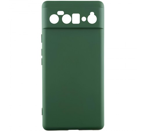 Чохол TPU GETMAN Liquid Silk Full Camera для Motorola Edge 60 Fusion Зелений / Dark green