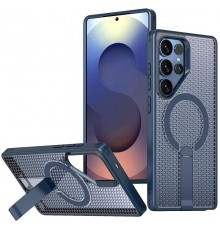 Чохол TPU Breeze with MagSafe stand для Samsung Galaxy S24 Ultra Blue