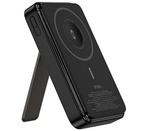 Портативний ЗП Power Bank WIWU Wi-P061 22.5W+PD20W з БЗП+iWatch with cable 10000 mAh Black