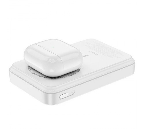 Портативний ЗП Power Bank WIWU Wi-P061 22.5W+PD20W з БЗП+iWatch with cable 10000 mAh White