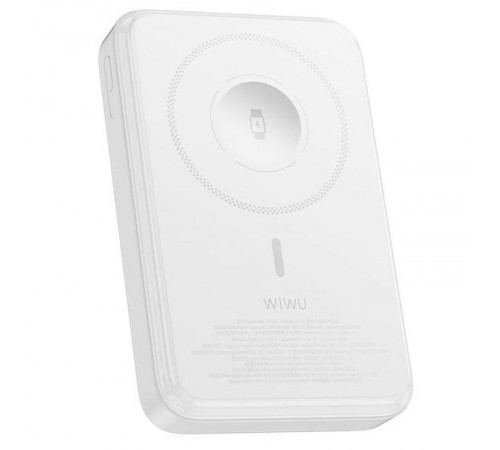 Портативний ЗП Power Bank WIWU Wi-P061 22.5W+PD20W з БЗП+iWatch with cable 10000 mAh White