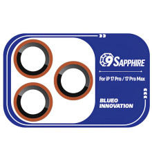 Захисне скло BlueO Sapphire на камеру для Apple iPhone 17 Pro / 17 Pro Max Помаранчевий / Orange