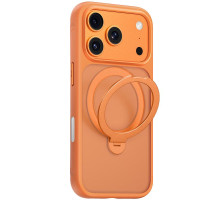 TPU+PC чохол Blueo Skin Friendly 360 Rotatable Stand with MagSafe для Apple iPhone 17 Pro (6.3") Orange